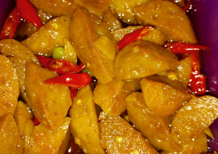 resep lengkap untuk Baso Sapi Kecap Pedas ala Ibu F