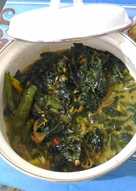 Gulai daun singkong cabe ijo