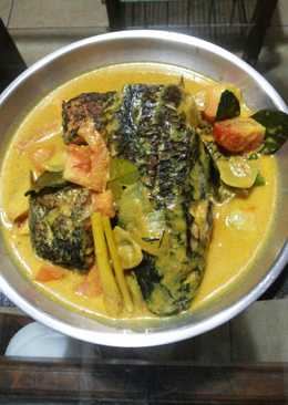 Gulai ikan gabus panggang