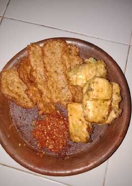 Tempe isi sambel ebi
