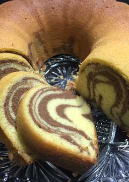 Cake Marmer motif zebra