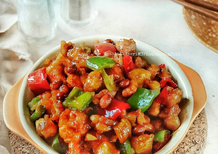 gambar untuk resep makanan KungPao Chicken