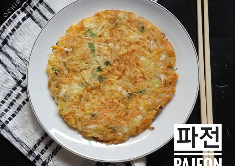 bahan dan cara membuat Pajeon ?? (Korean Pancake)