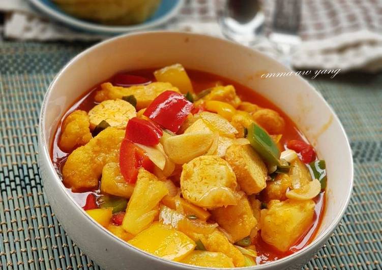 Resep Asam manis tofu / tahu jepang BikinRamadanBerkesan oleh Emma Aw