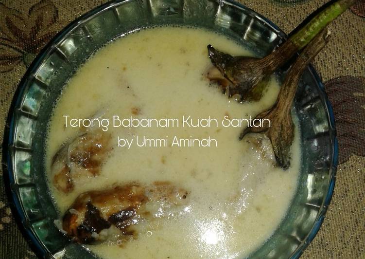 resep Terong Babanam Kuah Santan (Parung Terong Khas Banjar)