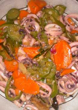 Cumi Pedas (Cabe Gendot)