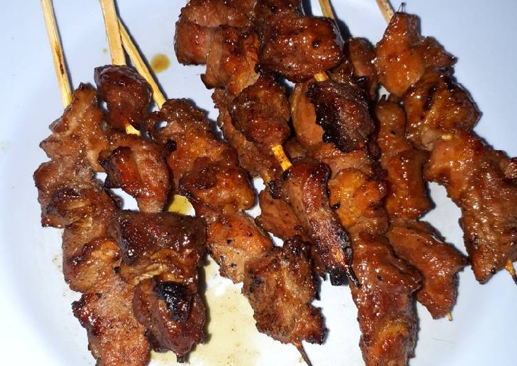 resep makanan Sate kambing anti gosong