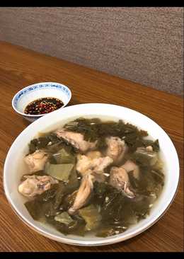 Sup Ayam Sayur Asin