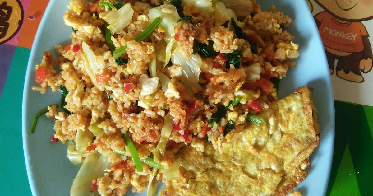 20 resep nasi goreng pelangi  enak dan sederhana Cookpad