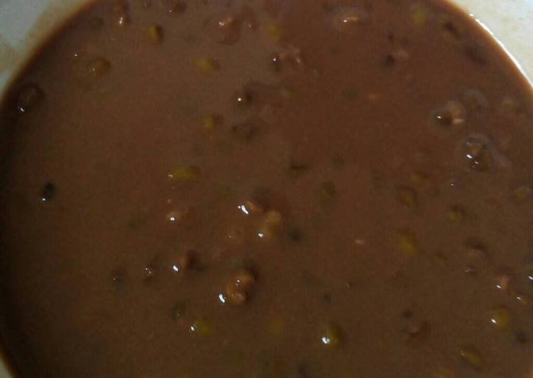 gambar untuk cara membuat Bubur kacang bumil