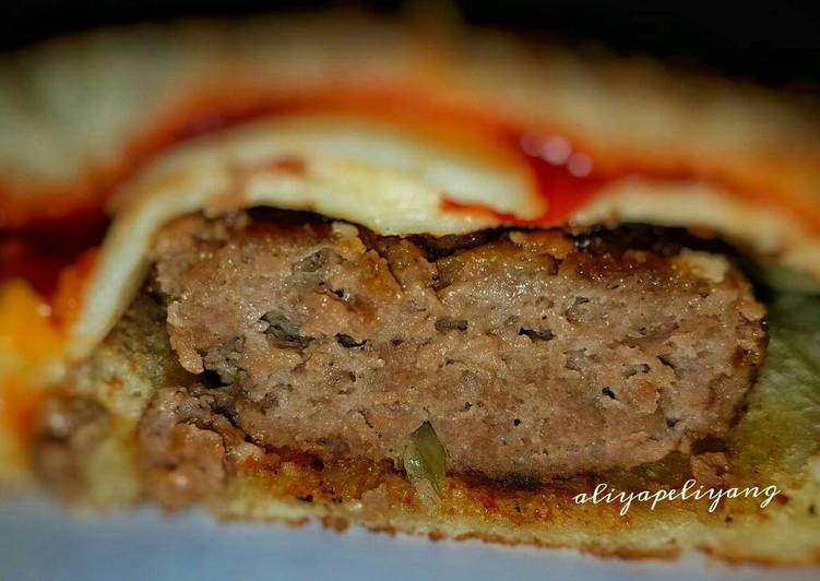 Resep Beef patty untuk burger Oleh Aliyapeliyang - Aliyakitchen