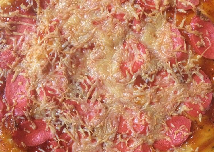 bahan dan cara membuat Pizza gak pake ribet