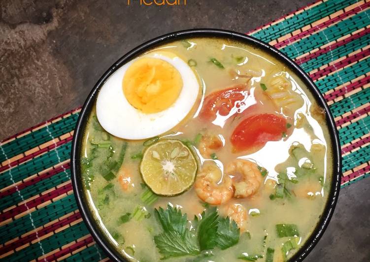 cara membuat Soto Udang Medan