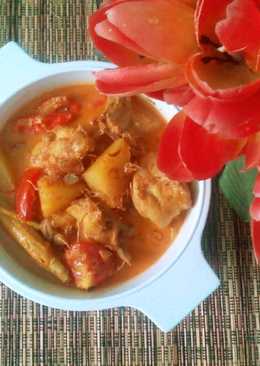 Tongseng ayam kentang santan