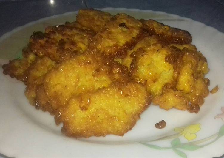 resep makanan Empal Jagung/Dadar Jagung Simple