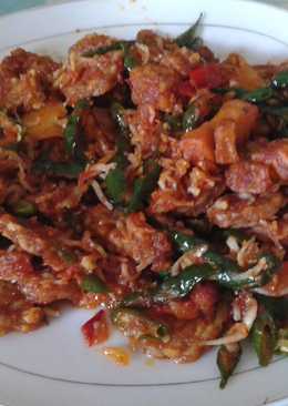 Sambel tempe kentang teri medan