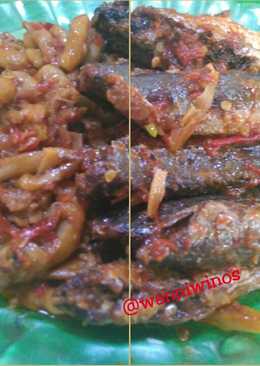 Sambal Gereh kranjangan / ikan asin keranjang vs jamur tiram