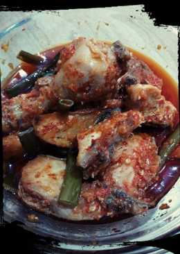 Balado campur ayam kentang