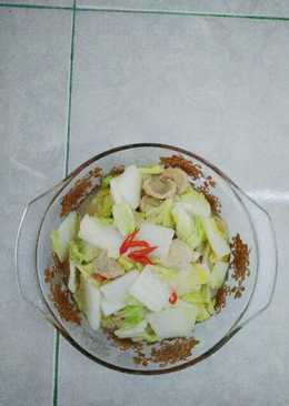 Tumis Sawi Putih (Topping Bakso) Cepat dan Mudah