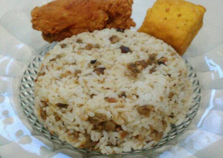 resep Nasi Tutug Oncom simpel