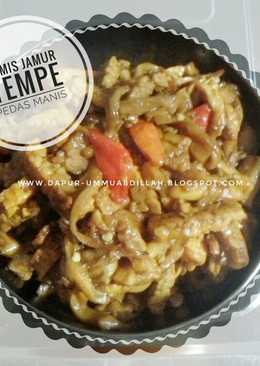 Tumis Jamur&Tempe Pedas Manis