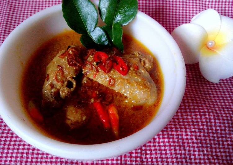 resep masakan Kari Ayam khas Aceh (kare / karih)