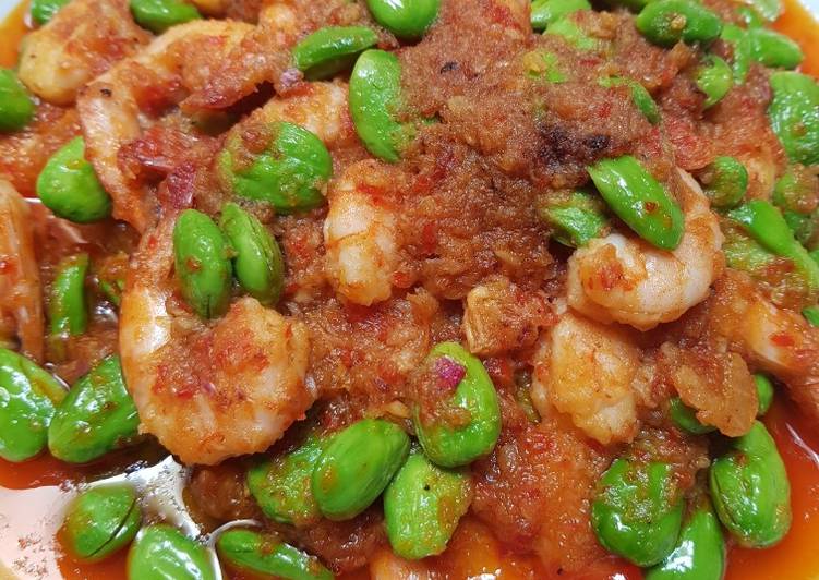 Sambel udang pete