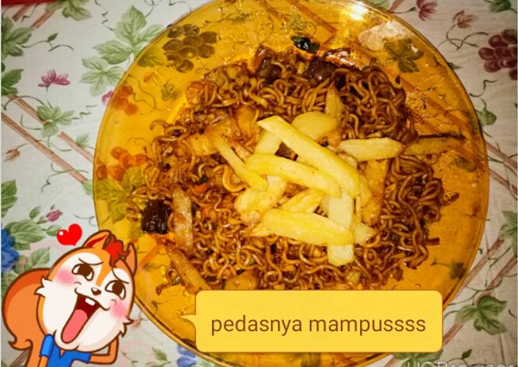 Resep Mie Goreng pedas mampus Dari Nor Rahmah