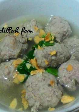 Bakso sehat isi keju ala Abdillah fam 