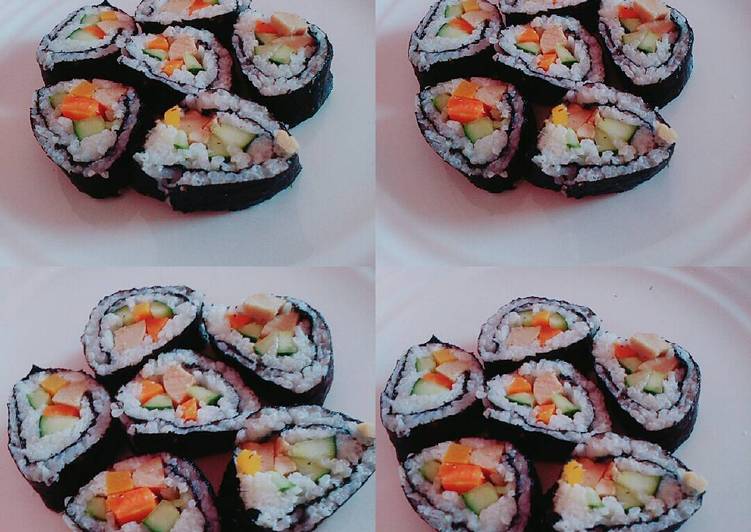 Resep Sushi gulung / gimbap By yulianadwiw