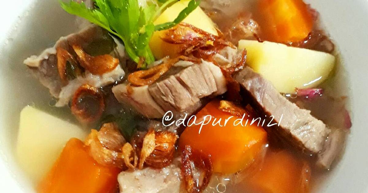  Resep Sop Bening Daging Sapi oleh Dini Ainun Fatma Cookpad