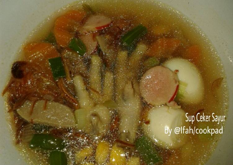 resep Sup Sayur Ceker Praktis dan Irit