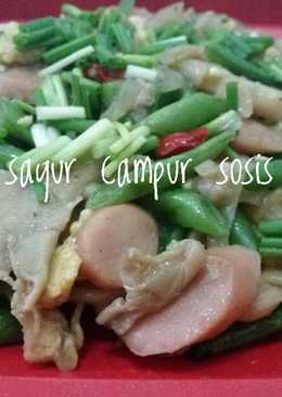 Tumis Sayur Campur Sosis Jamur