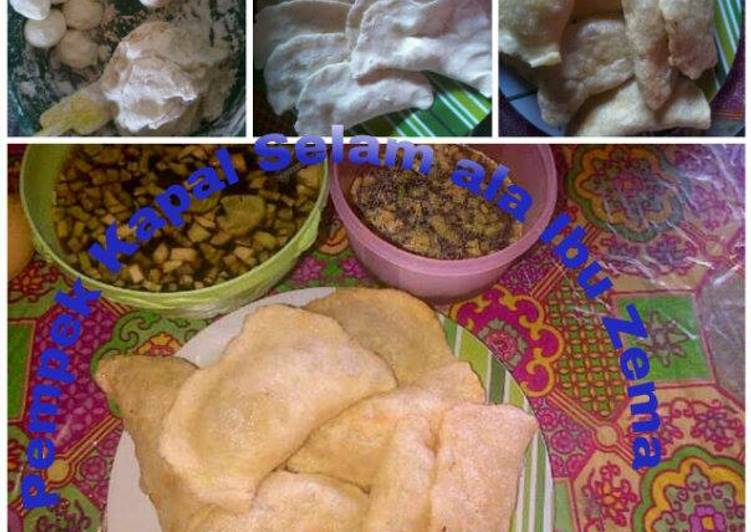 resep masakan Pempek Kapal Ketek *ga kapal selam soalnya pake telur puyuh*