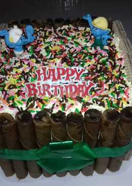 Cake kukus santan coklat