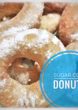 Sugar Coat Eggless Donut (Donat Gula Tanpa Telur)
