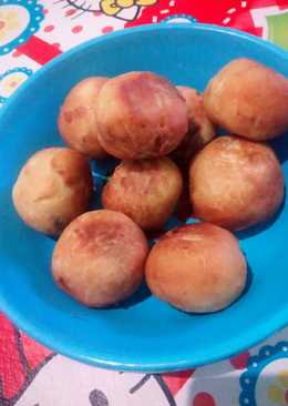 Donat bulet(eggless,no kentang,no ulen)