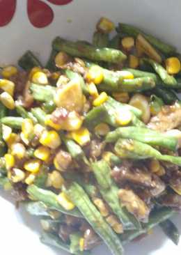 Oseng kacang panjang magic com