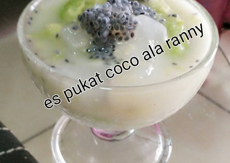 resep masakan Es pokat coco ala ranny