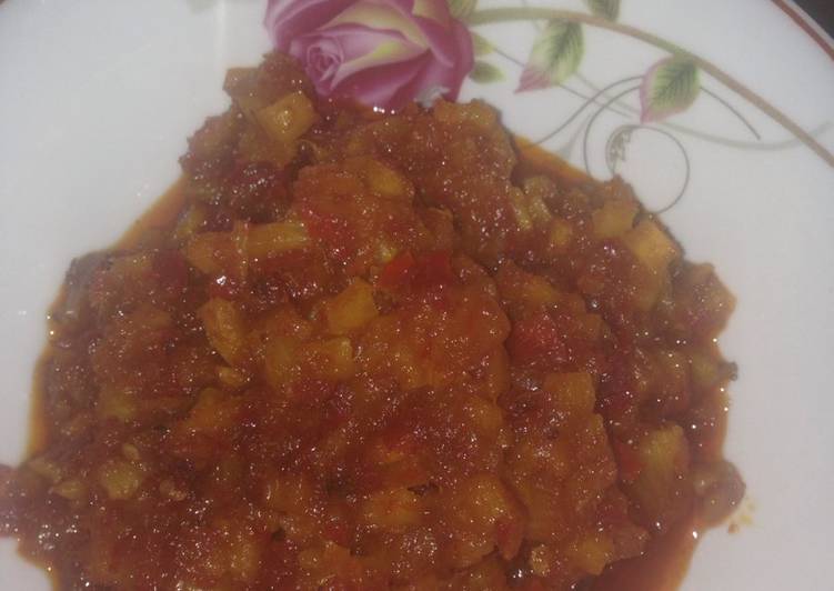 Resep Sambel nanas Dari Athaya Jannati