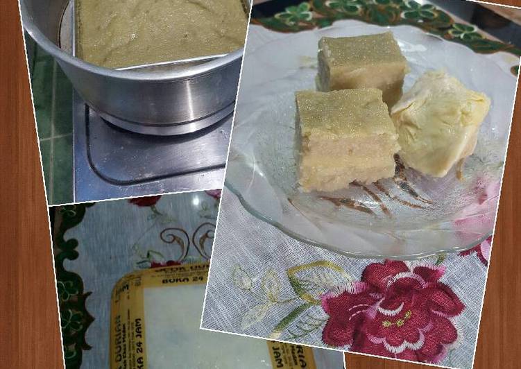 cara membuat Ketan srikaya rasa durian