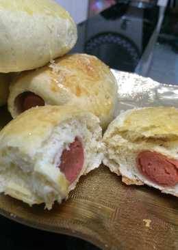 Roti hot dog enak dan simple(killer soft bread)