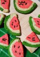 Watermelon cookies