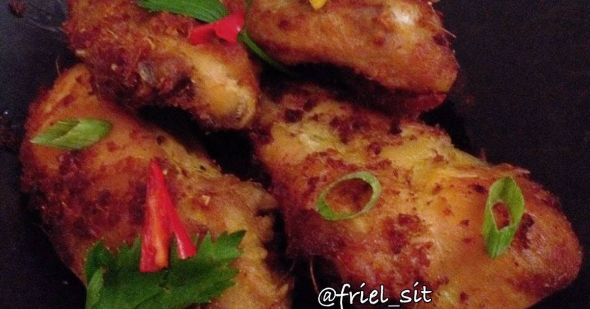 Resep Ayam goreng bumbu kuning ala Frielingga Sit