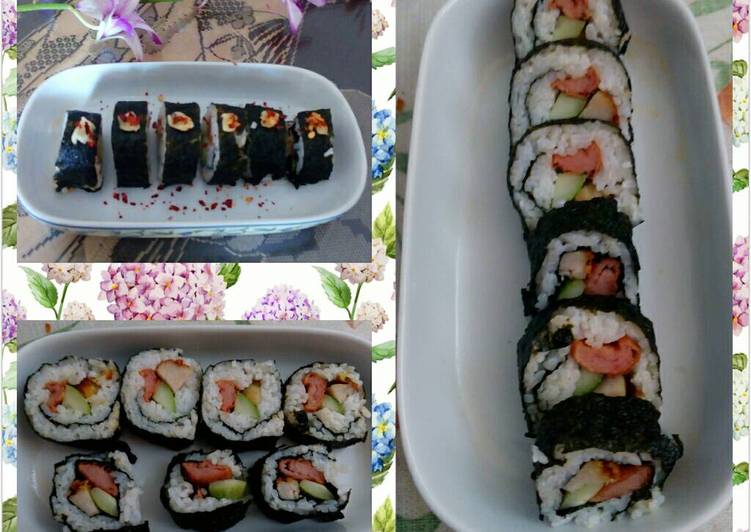 resep masakan Sushi mini alakadar,,??