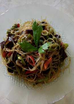 Tumis Bihun Jamur Cabe Hijau