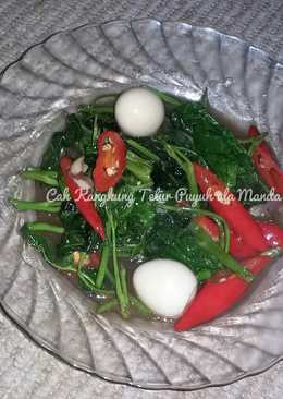 Cah kangkung telur puyuh