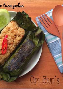 Nasi Bakar Tuna Pedas