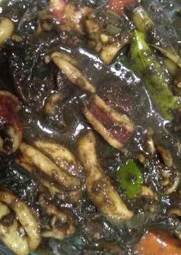 Suntung (sotong) hitam khas manado