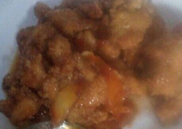 Resep Ayam krispi saus madu..???? Kiriman dari Amel Yuswara